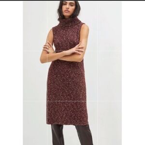 Anthropologie Midi Sleeveless Turtleneck Tunic,  Size Medium